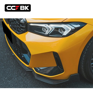 Para <span class=keywords><strong>BMW</strong></span> G20 G21 M Sport LCI 325i 330i 340i <span class=keywords><strong>2023</strong></span>-2026, alerón delantero de fibra de carbono seca estilo MP, divisor de labio inferior 511195A4B369 - Product Image 3