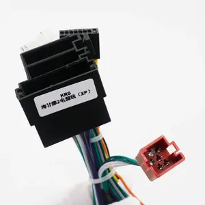 Câble d'alimentation 16 broches pour RENAULT Megane 2 <span class=keywords><strong>Clio</strong></span> <span class=keywords><strong>3</strong></span> Clio3 2004 - 2007 Canbus Android Player Audio Adaptor Dash Trim Kit Facia Panel - Product Image 4