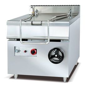 Padella Basculante Industriale a Gas <span class=keywords><strong>in</strong></span> Acciaio Inox per Cottura ad Alta Efficienza e Frittura - Product Image 2