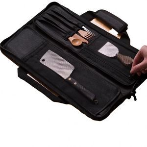 Échantillon gratuit : sac de transport pour couteaux de chef, porte-couteaux universel pour cuisine avec bandoulière réglable, couteaux non inclus - Product Image 1