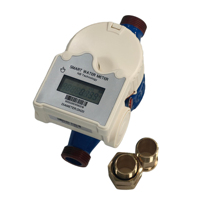 Compteur d'eau mécanique intelligent compact DN15 en plastique, indice de protection IP68, personnalisable OEM, connectivité polyvalente NB-IoT/WiFi/LoRaWAN