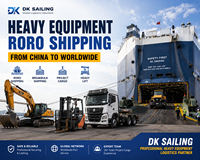 Agente di Spedizione RoRo per Macchinari Edili dalla Cina agli USA, Servizio Porta a Porta Roll-on Roll-off