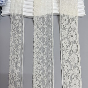 Erkoumi nuovo Design bianco pizzo <span class=keywords><strong>maglia</strong></span> elegante in pizzo solubile in acqua tessuto motivo floreale per le donne Sexy tessuto vestito da cucire - Product Image 2