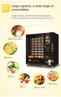 Máquina Expendedora de Alimentos Calientes TCN con Eje XY y Calentamiento por Microondas, para Sopa de Fideos en Caja, para Europa
