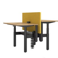 Bureau debout réglable en hauteur OMNI Safety Lock, mobilier de bureau réglable