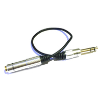 Câble d'extension audio stéréo Hi-Fi pour microphone et guitare, prise jack femelle 6,35 mm vers prise jack mâle 6,35 mm