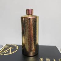 Mini-bouteille à vin en titane au design moderne personnalisée Bouteilles d'eau légères en Ti pour l'extérieur et la maison pour les fêtes