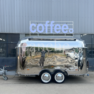 Remorque alimentaire mobile en acier inoxydable certifiée CE avec café, glaces et pizza, camion de restauration à vendre en Chine - Product Image 5