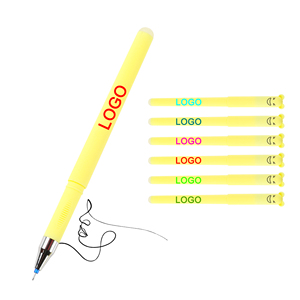 Stylos à encre gel effaçables promotionnels pour fournitures scolaires, avec logo personnalisé imprimé, vente en gros, fournitures d'apprentissage pour étudiants - Product Image 1