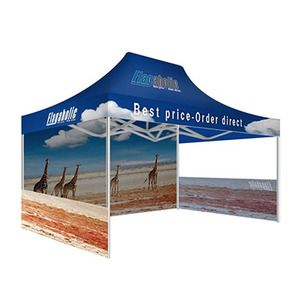 Biểu tượng tùy chỉnh <span class=keywords><strong>3x3</strong></span> pop-up Lều oxford PVC bìa bền chống cháy hình lục giác Ống khung không thấm nước trong nhà ngoài trời gazebo cho thương mại - Product Image 3