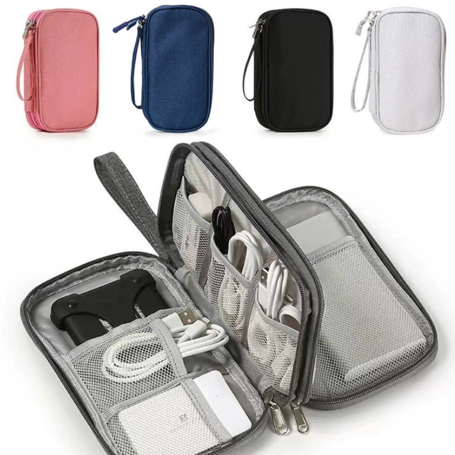 Data Cable Organizer Case Travel Digital Storage Bags Portable Mobile Phone USB Flash Drive Multifunctional Storage Box