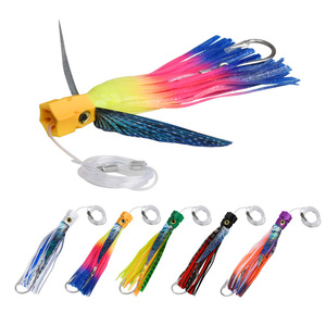 TEASER TR012 <span class=keywords><strong>Esca</strong></span> da Pesca d'Alto Mare 9 Pollici, <span class=keywords><strong>Esca</strong></span> <span class=keywords><strong>per</strong></span> Traina <span class=keywords><strong>per</strong></span> Marlin, Tonno, Wahoo, Delfino, Calamaro, <span class=keywords><strong>Esca</strong></span> con Gonna <span class=keywords><strong>per</strong></span> Grandi Prede - Product Image 1