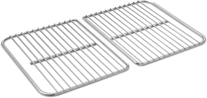 Ensemble de grils de cuisson 2 pièces en acier inoxydable For Char Go-Anywhere, remplacement pour <span class=keywords><strong>barbecue</strong></span> et cuisson - Product Image 2