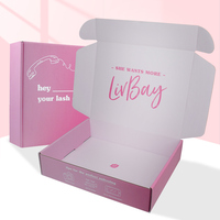 Rose vente en gros Premium boîte cosmétique de luxe emballage de perruque pour Extension de cheveux boîte d'expédition