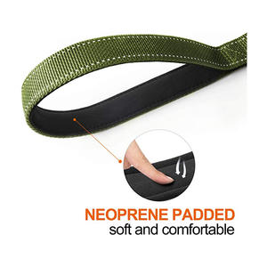 Forte Guinzaglio Del Cane con 2 Morbido, Confortevole E Doppio Manico Riflettente Camminare Piombo - Product Image 5