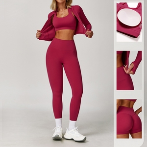 Özel Logo boş nefes spor eğitimi egzersiz kıyafet hızlı kuru artı boyutu spor Yoga Activewear kadınlar için setleri - Product Image 3