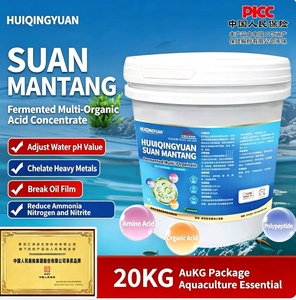 Condizionatore d'Acqua per Acquacoltura: Liquido Acido Organico, Chelante per <span class=keywords><strong>Metalli</strong></span> <span class=keywords><strong>Pesanti</strong></span> e Riduttore di Ammoniaca - Product Image 1