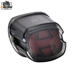 Luz trasera de señal de giro LED de <span class=keywords><strong>freno</strong></span> de humo para <span class=keywords><strong>motocicleta</strong></span> Harley Sportster XL 48 883 Touring Street Road Glide Softail Dyna FL - Product Image 2