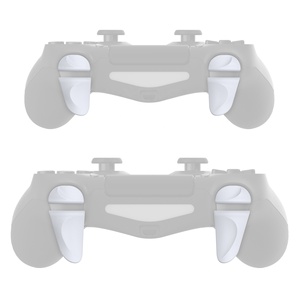 PlayVital EXtremeRate 2 Pairs White Shoulder Buttons Extension Triggers for <b>PS4</b> All Model <b>Controller</b> - Product Image 4