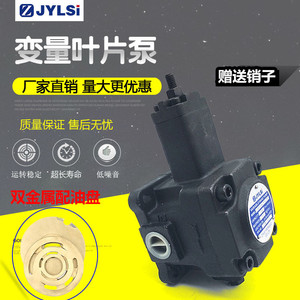 ปั๊มไฮดรอลิกแบบใบพัดปรับได้ Jylsi รุ่น VP30 VP40 แรงดัน 250 บาร์ สำหรับปั๊มสารเคมี ขับเคลื่อนด้วยไฟฟ้าแนวนอน - Product Image 1