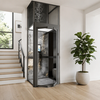 Ascenseur de villa sécurisé à petit goulotte, élévateur résidentiel multi-étages, stable et durable pour la maison