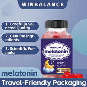 Gummies à la mélatonine en marque privée OEM 3 mg 5 mg 10 mg Sans sucre Vegan Complément alimentaire pour le sommeil Aide à s'endormir plus rapidement - Product Image 2