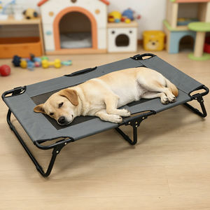 Yeni Evcil Hayvan Nefes Alabilen File Yatak Kral Boy Orta Boy Köpek Açık Hava Köpek Kamp Yatağı Katlanabilir Açık Hava Köpek Yatağı - Product Image 3