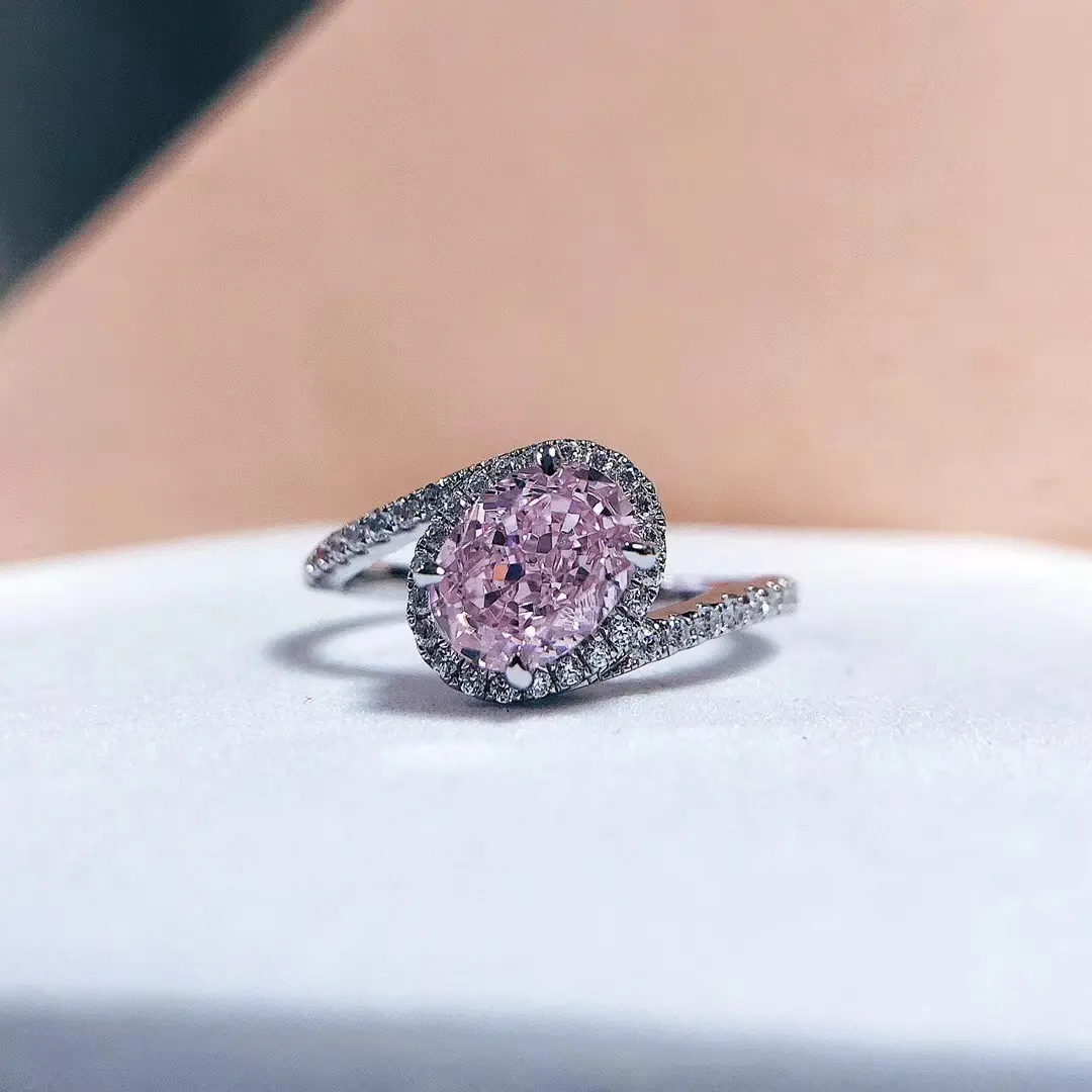 スターリングジュエリー結婚指輪カスタムファッションエタニティファインリアルシルバー925女性用2.5カラットダイヤモンドモアッサナイト婚約指輪