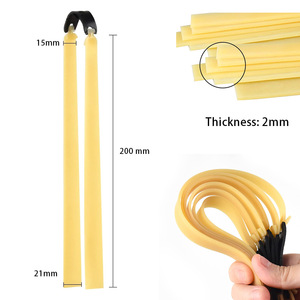 Bandas de goma para tirachinas Libenli de 2.0 mm de grosor, látex natural duradero para tiro, uso adulto - Product Image 3