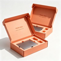 Boîte en papier personnalisable de haute qualité, robuste et recyclable, avec coussinets de protection pour ordinateur portable, moniteur et produits électroniques – Vente en gros