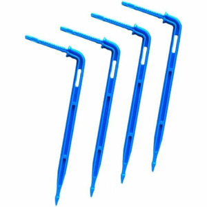 DaringFish Set di Irrigatori a Goccia a Quattro e Due Teste, Curvi e Diritti, in Plastica Tecnica per <span class=keywords><strong>Irrigazione</strong></span> a Goccia in Agricoltura, Giardino e Casa - Product Image 5