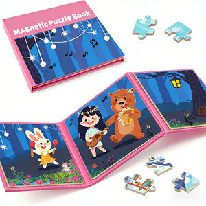 लकड़ी के चुंबकीय पहेली ड्राइंग बोर्ड बच्चों और <span class=keywords><strong>3</strong></span> वर्ष की आयु के लिए भंडारण बॉक्स के साथ बच्चों और <span class=keywords><strong>3</strong></span> + - Product Image 1