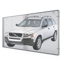 Panel de Rejilla Publicitaria Personalizado de Alta Calidad, Pantalla LED de Rejilla para Interiores