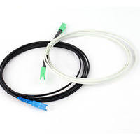 Cable de Conexión Preconectado SC/UPC SC/APC para Exteriores, Cable de Fibra Óptica FTTH, Cables de Conexión de Fibra Óptica