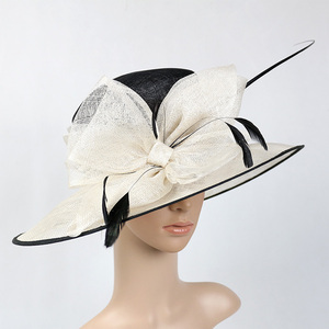 Best Sinamay <strong>Fascinator</strong> Perfect <strong>Wedding</strong> Hat Unique Derby Party Hat Fashion Church Hats With Clip <strong>Fascinators</strong> for Women - Product Image 4
