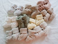 Chaussons en tricot de coton blanc respirants pour bébés garçons et filles, couleur unie, coupe haute, collection hiver, vente chaude