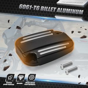 Couvercle <span class=keywords><strong>de</strong></span> réservoir <span class=keywords><strong>de</strong></span> <span class=keywords><strong>frein</strong></span> avant NiceCNC CNC pour <span class=keywords><strong>Harley</strong></span> Street Glide FLHX FLHXS 2018-2023 - Product Image 4