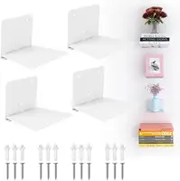 Invisible Floating Bookshelves Wall Mounted Heavy Duty Bookshelves Wall Hanging Bookshelves