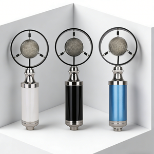 Microphone à condensateur professionnel filaire rétro MY MIC T4 pour enregistrement en studio, idéal pour <span class=keywords><strong>YouTube</strong></span>, diffusion en direct et chant - Product Image 3