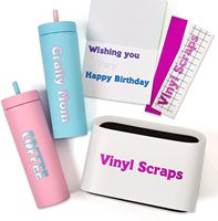Vinilo Adhesivo Metálico Permanente YS para Plotter de Corte, 1 Rollo, para Decoración de Fiestas
