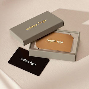 Scatola rigida personalizzata con inserto in carta per carte regalo <span class=keywords><strong>VIP</strong></span> & Store Shopping Card Packaging scatole di cartone - Product Image 1