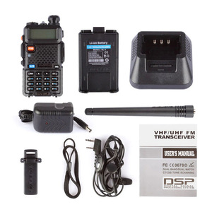Walkie Talkie UV-5R con Radios UV-9R UV-82 UV-8HX de 8W, Transmisión Digital de Banda Triple UHF VHF de Alta, Media y Baja Potencia de 10 <span class=keywords><strong>km</strong></span>, UV5R - Product Image 3