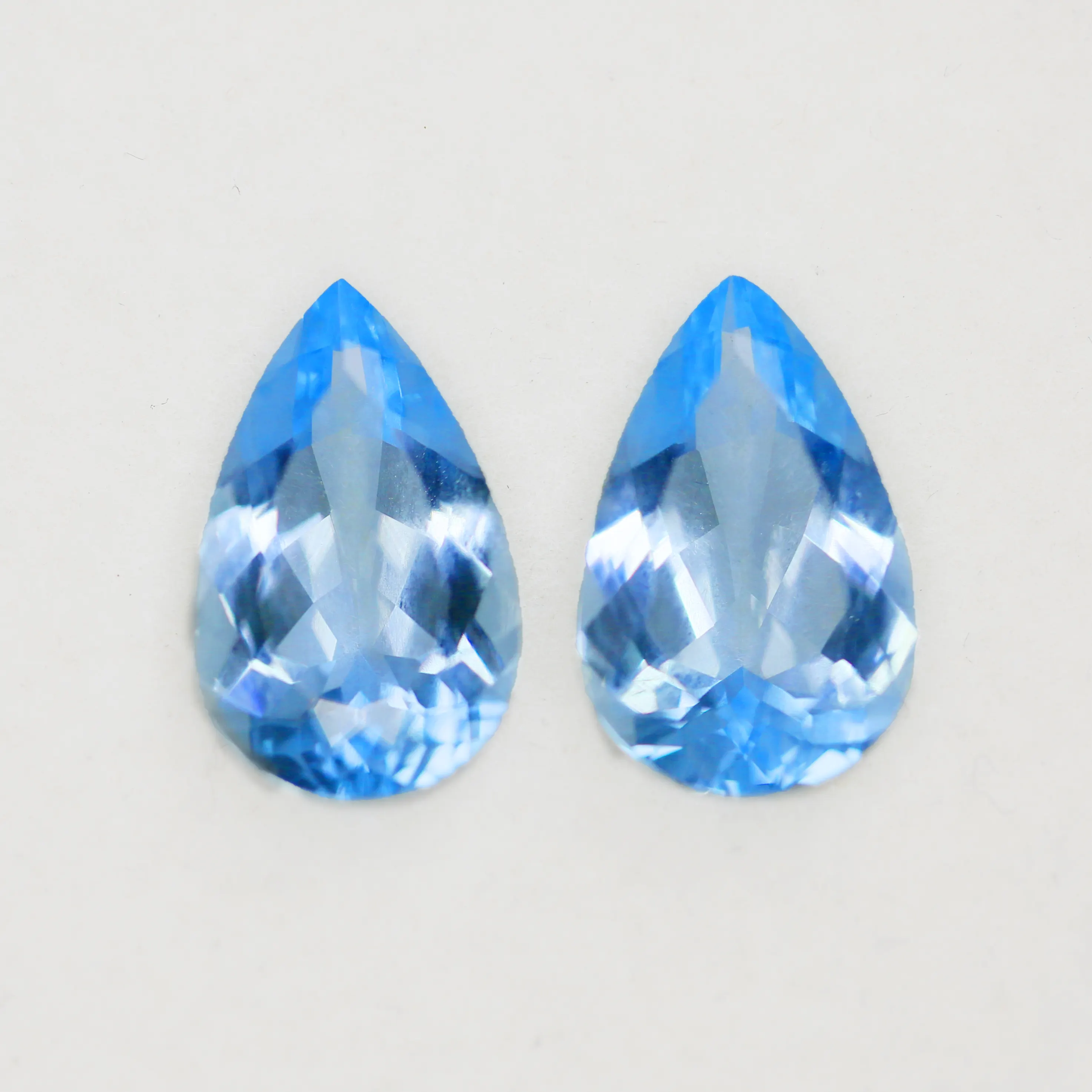 High Quality Gemstones For Jewelry Making Set With Loose Stones Natural Blue Aquamarine