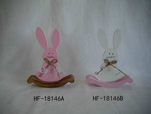 Schommelend Konijn, Hout, - Product Image 5