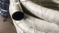 Manguera de Fibra de Vidrio de Alto Aislamiento Libre de Carbono con 200 Unidades ℃   Resistencia al Calor