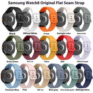 Nueva correa de reloj inteligente de silicona Stitch de alta calidad para Samsung para Galaxy Watch <span class=keywords><strong>8</strong></span> para Samsung Sport bandas de goma suave - Product Image 3
