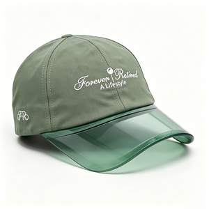 Visiera da Golf Unisex, Cappello Parasole con Protezione UV e Visiera Trasparente, Berretto da Baseball Sportivo con Logo Ricamato <span class=keywords><strong>per</strong></span> Golf ed Escursionismo - Product Image 2