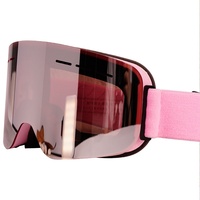Masque de ski cylindrique transfrontalier le plus vendu, compatible avec les verres de prescription pour adultes, double couche anti-buée, anti-éclats