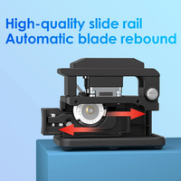 FibMax Fi-102 Fiber Optic High Precision Cleaver Cable Cutting Knife Cleaver Automatic Return Cutting Tool FTTH FTTX Backbone