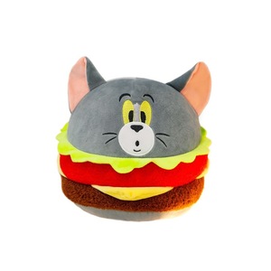 Muñeco oso de peluche de hamburguesa grande para Princesa, serie Foodie, juguete de bola creativo, almohada para dormir, muñeco de felpa súper suave de algodón PP - Product Image 5